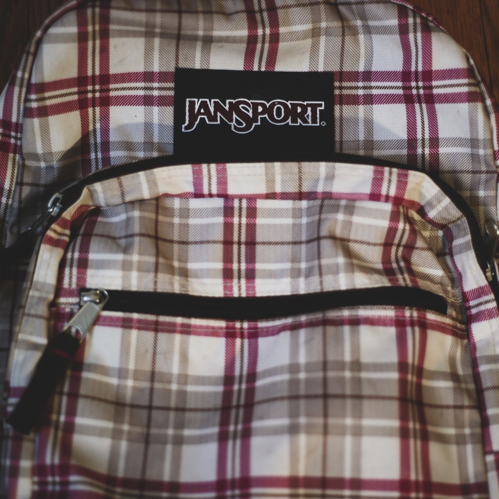 JanSport Plaid Backpack